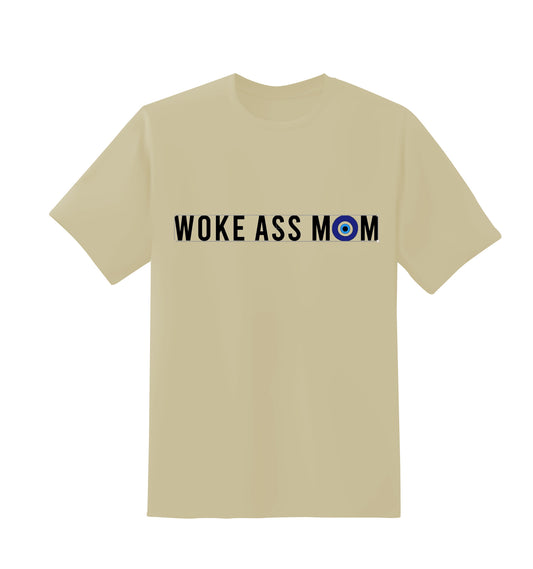 Woke Ass Mom Tee (Tan)