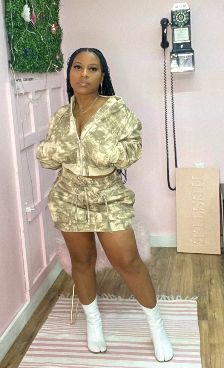 Say Less Skirt Set