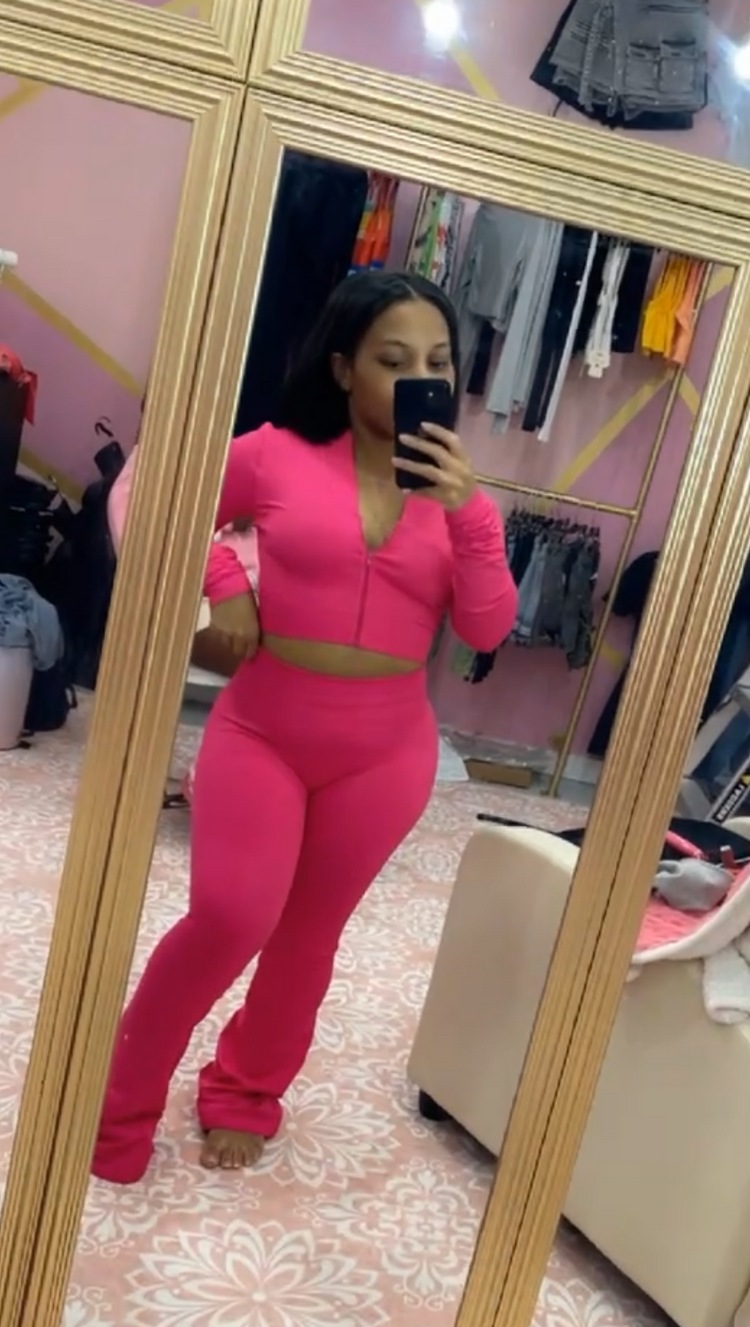 Lu Lu 2 Piece Set (Pink)