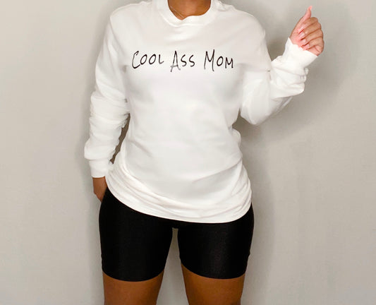 C.A.M Long Sleeve “Running Errands” (White/Black) Tee