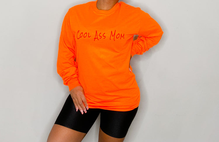 C.A.M Long Sleeve “Running Errands” (Orange/Red) Tee