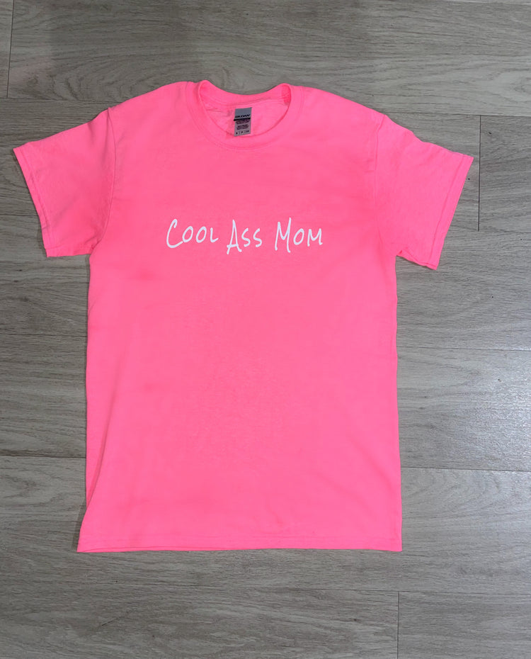 C.A.M “Running Errands” (Neon Pink/White) Tee